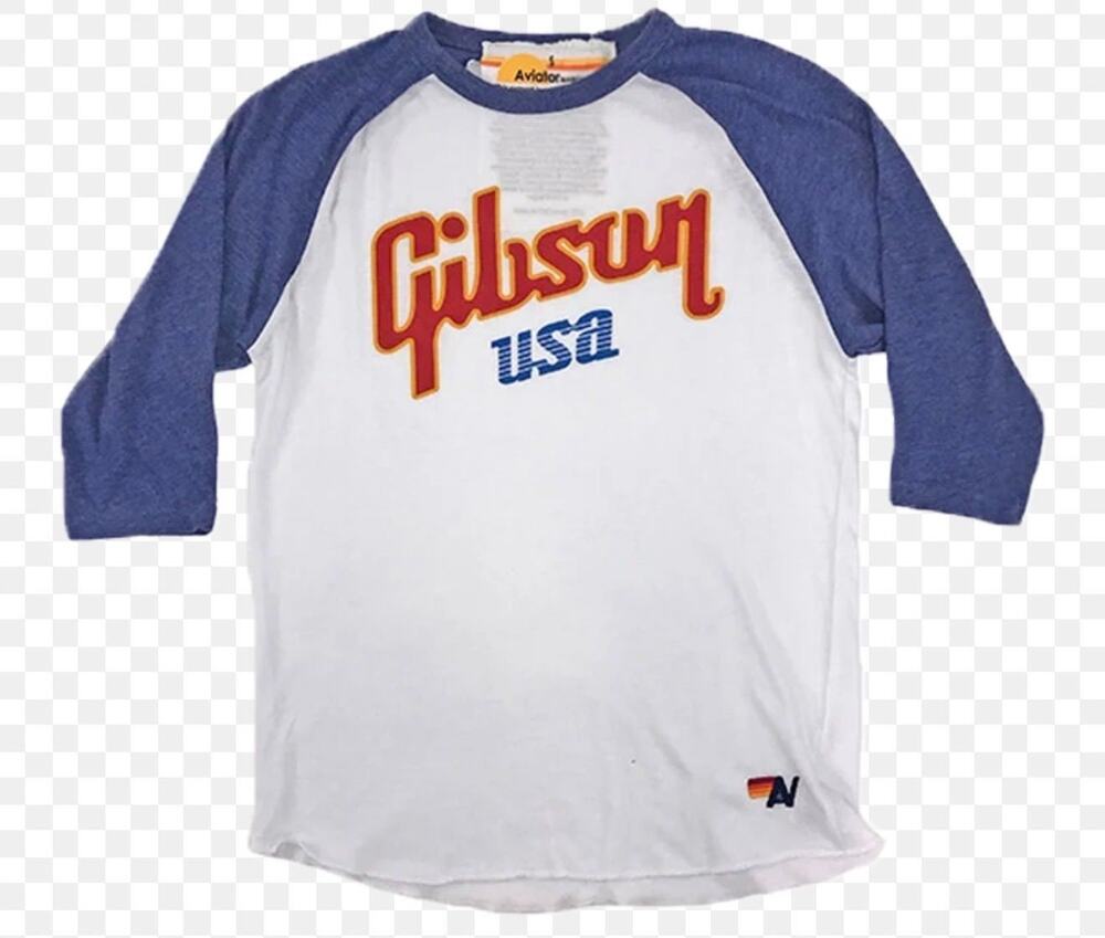 Aviator Nation x Gibson Baseball Tee